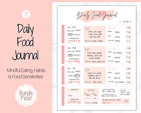 Food Diary Printable: Your Guide to Tracking Dietary Habits