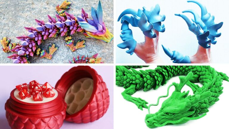 3D Printable Dragons: A Comprehensive Guide to Unleashing Your Inner Fire