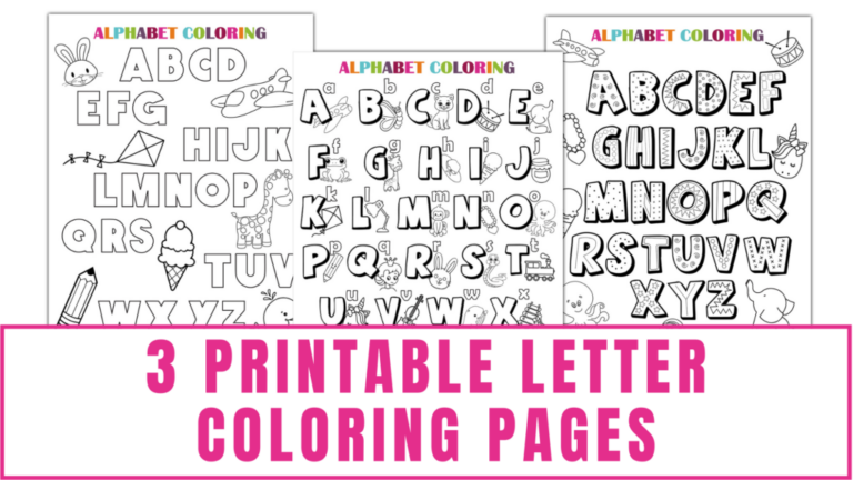 Alphabet Letters Coloring Pages Printable: Engage and Educate Young Learners