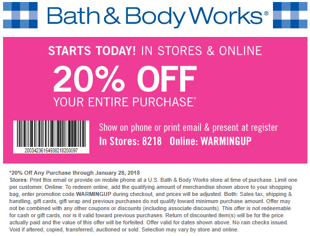 Bath And Body Works Coupon Code Printable: Unlock Amazing Savings and Pamper Yourself