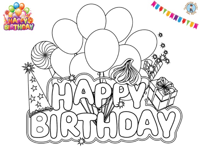 Birthday Colouring Pages Printable: Fun, Educational, and Creative