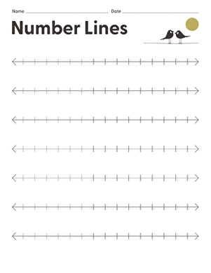 Blank Number Line Printables: A Versatile Tool for Math Education