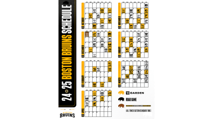 Boston Bruins Schedule 2026-24: Printable Guide for Hockey Enthusiasts