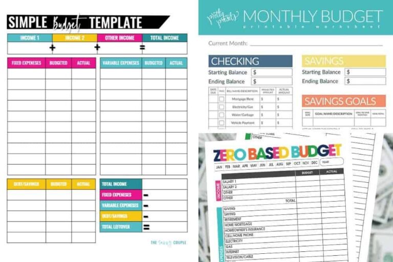 Budget Forms Free Printable: A Guide to Effective Financial Planning