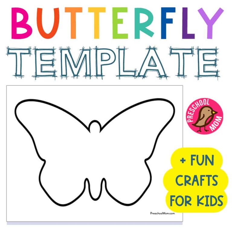 Butterfly Printable Template: A Guide to Creating and Using Beautiful Butterfly Designs