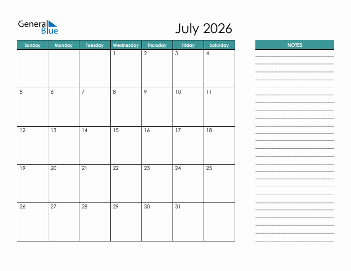 Calendar July 2026 Printable: Your Essential Guide to Planning the Month