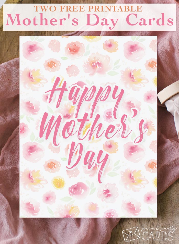 Celebrate Mom with Printable Mother’s Day Cards