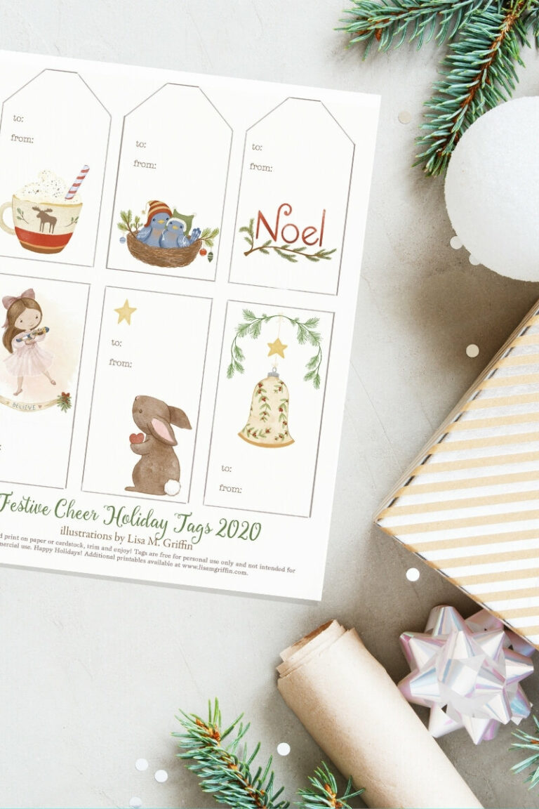 Christmas Cheer: An Abundance of Free Printables for a Festive Holiday