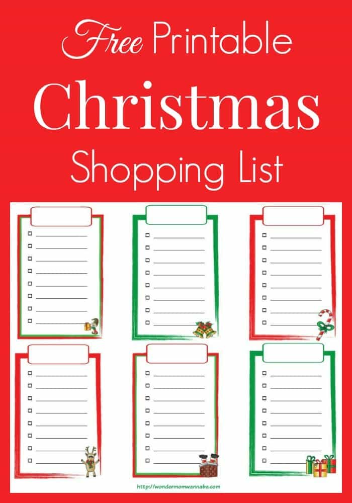 Christmas List Printable Template: Your Ultimate Holiday Shopping Companion