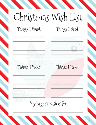 Christmas List Template Printable: The Ultimate Guide to Creating and Using a Christmas Wish List