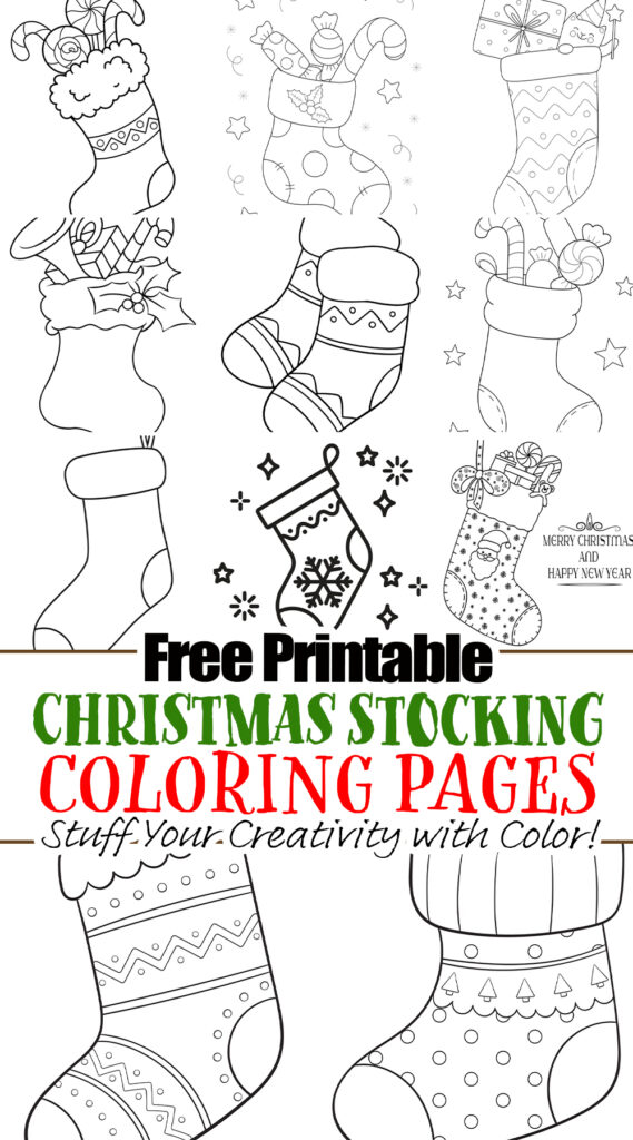 Christmas Stockings Printable: Festive Cheer at Your Fingertips