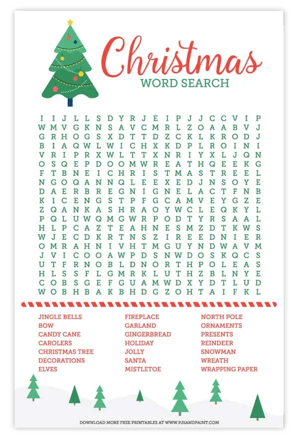 Christmas Word Search Printables: A Festive Way to Learn and Entertain