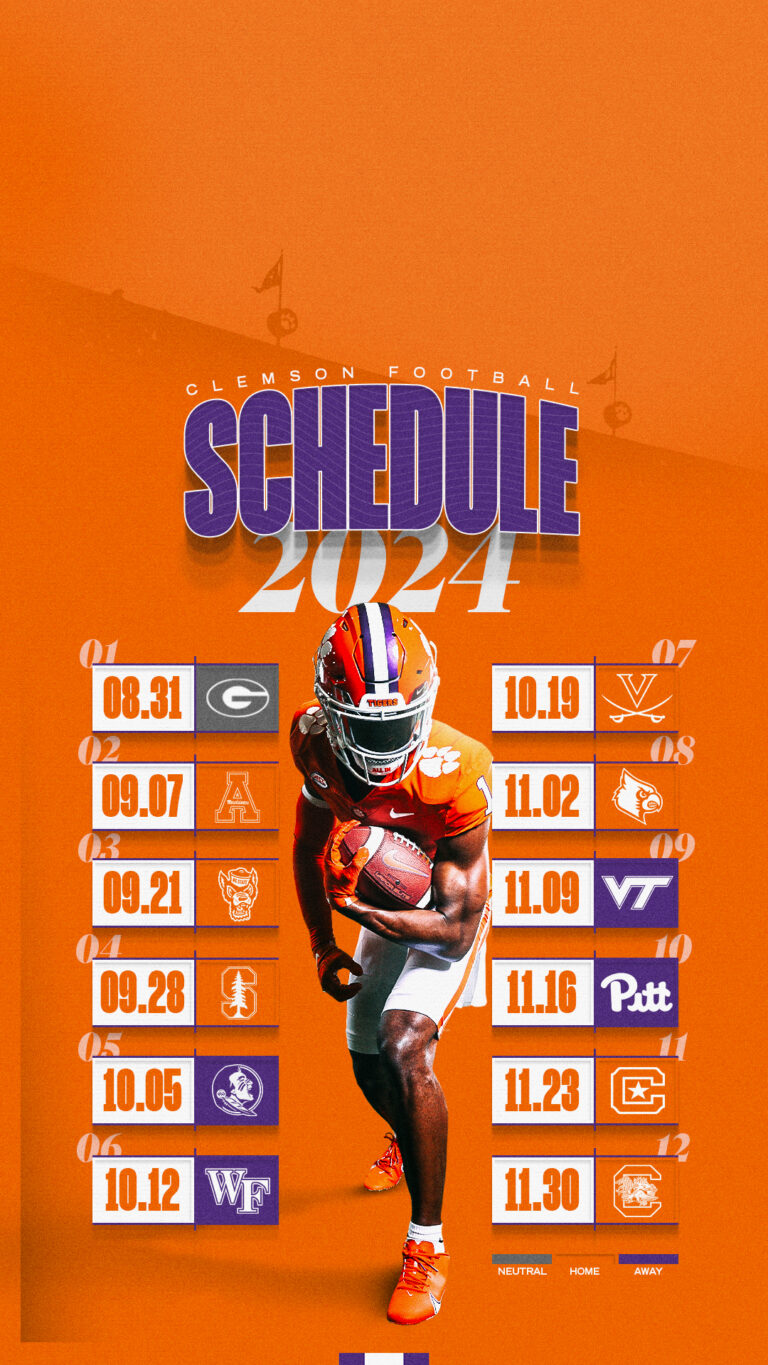 Clemson Football Schedule 2026 Printable: Get Ready for the Season!