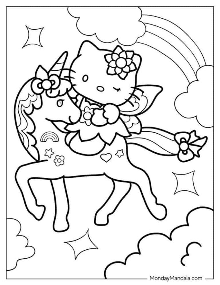 Color Pages Hello Kitty Printables: A Fun and Educational Resource for Kids