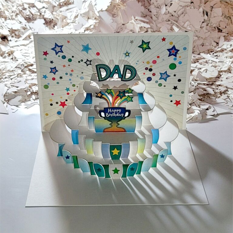 Dad Birthday Printable Pop Up Card: Celebrate with a Unique and Meaningful Gift