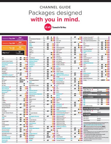 Dish Network Channel Guide Printable: Your Guide to Seamless TV Viewing