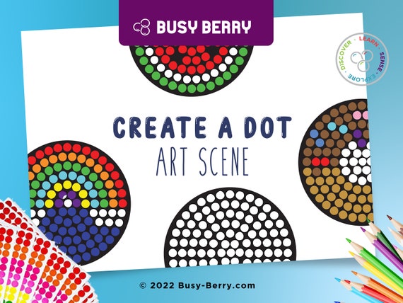 Dot Art Printables: A Creative and Engaging Art Form