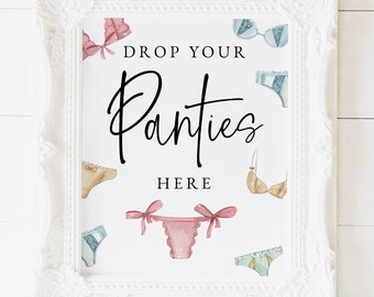 Drop Your Panties Game Sign: Free Printable and How to Use It