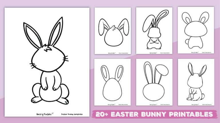 Easter Bunny Printables: Creative Fun for the Whole Family