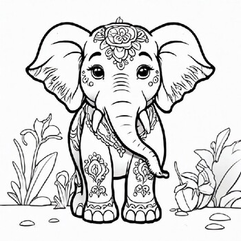 Elephant Coloring Pages Printable: Immerse Yourself in the World of Majestic Giants