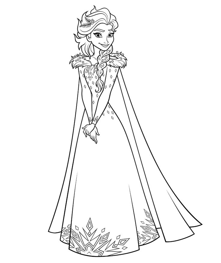 Elsa Coloring Sheets Printable: A Frozen Adventure for Kids