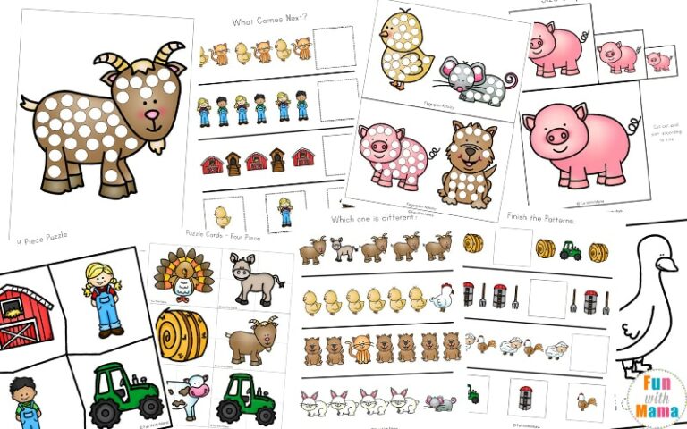 Farm Animal Printables: A Resource for Education and Fun