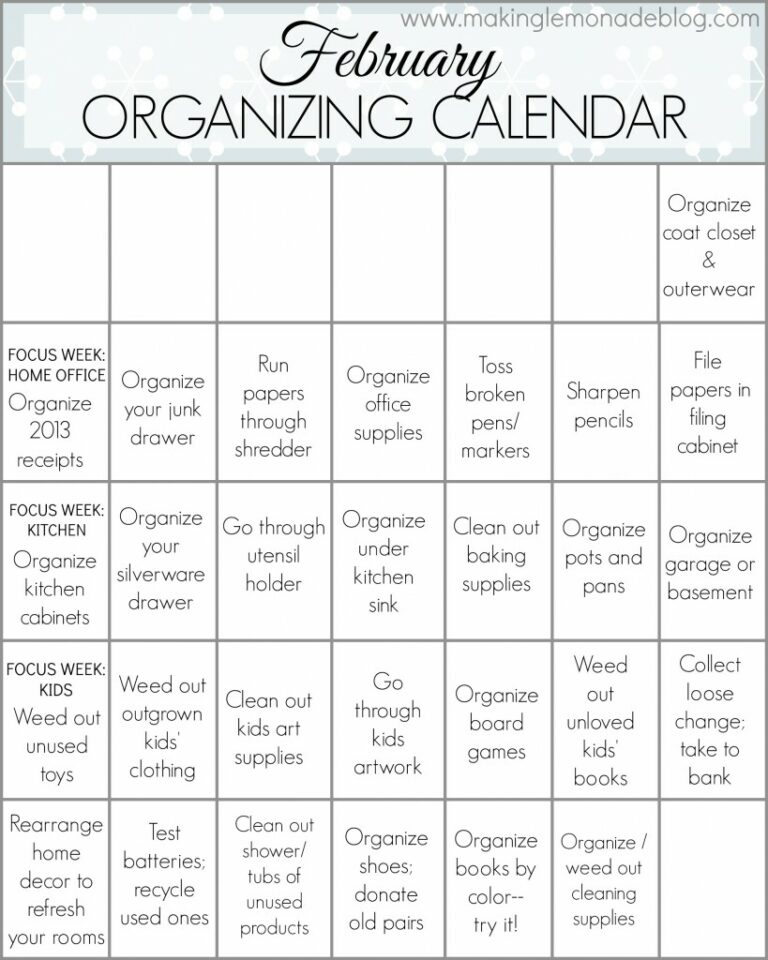 February Calendar Printable: Your Essential Tool for Planning and Organization