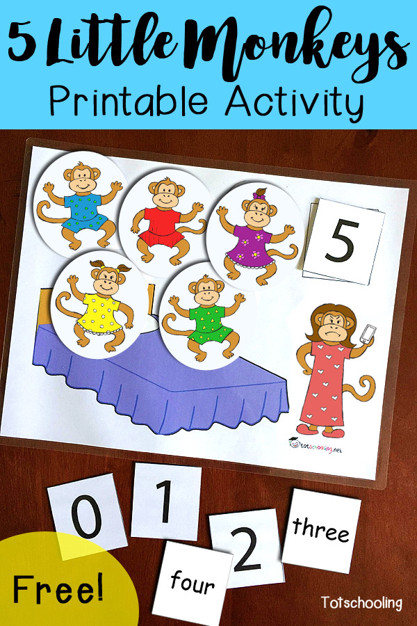 Five Little Monkeys Printable Book: A Fun and Educational Resource for Early Learners