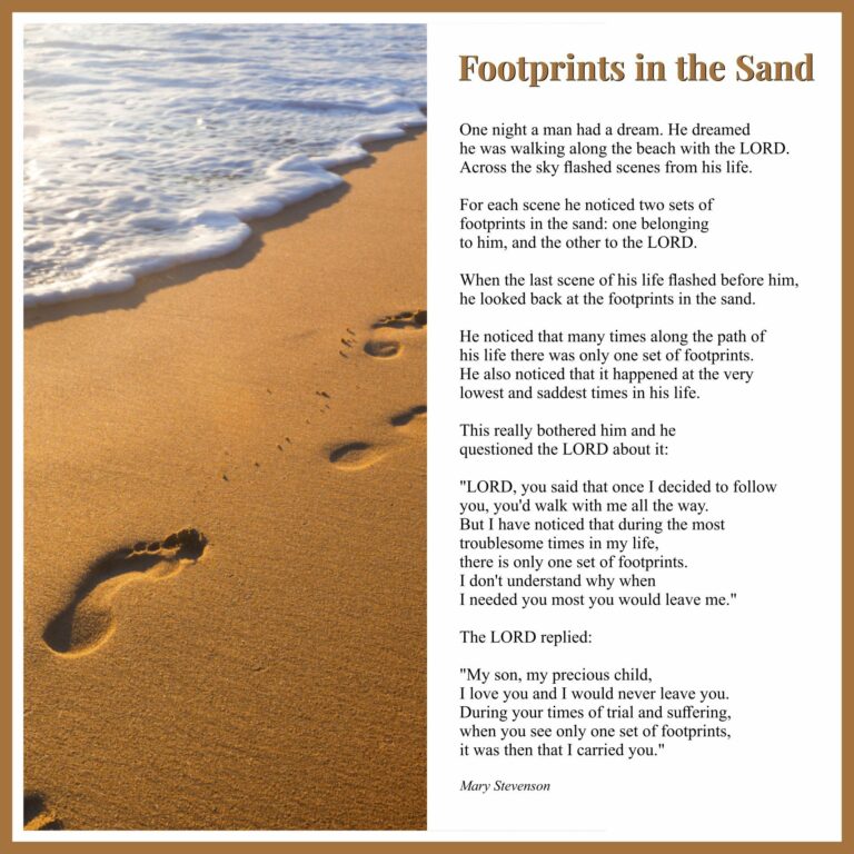 Footprints In The Sand Printable: A Versatile Resource for Education, Therapy, and Creativity