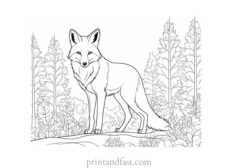 Fox Coloring Pages Printable: Unleash Creativity and Learning