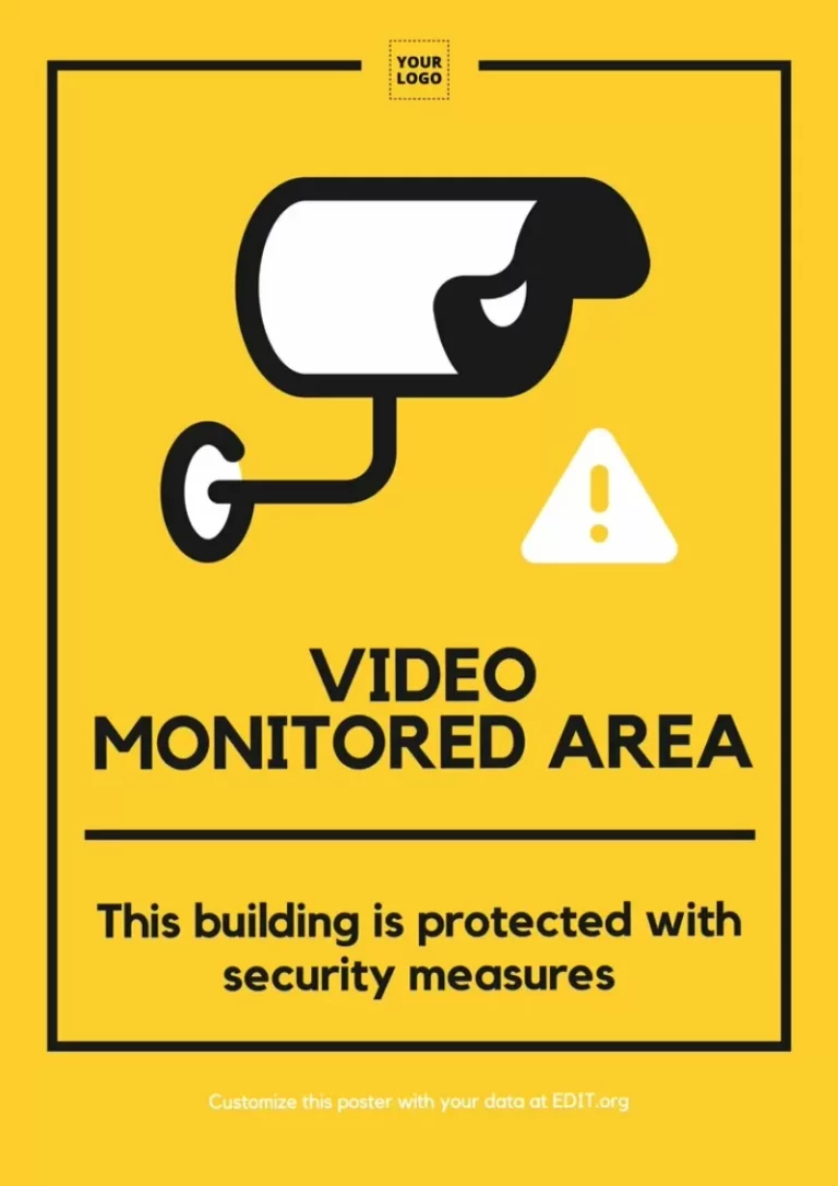 Free Camera Signs Printable: Enhancing Security and Privacy