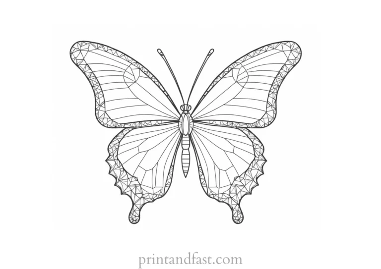 Free Printable Butterfly Template: Unleash Your Creativity with Graceful Designs