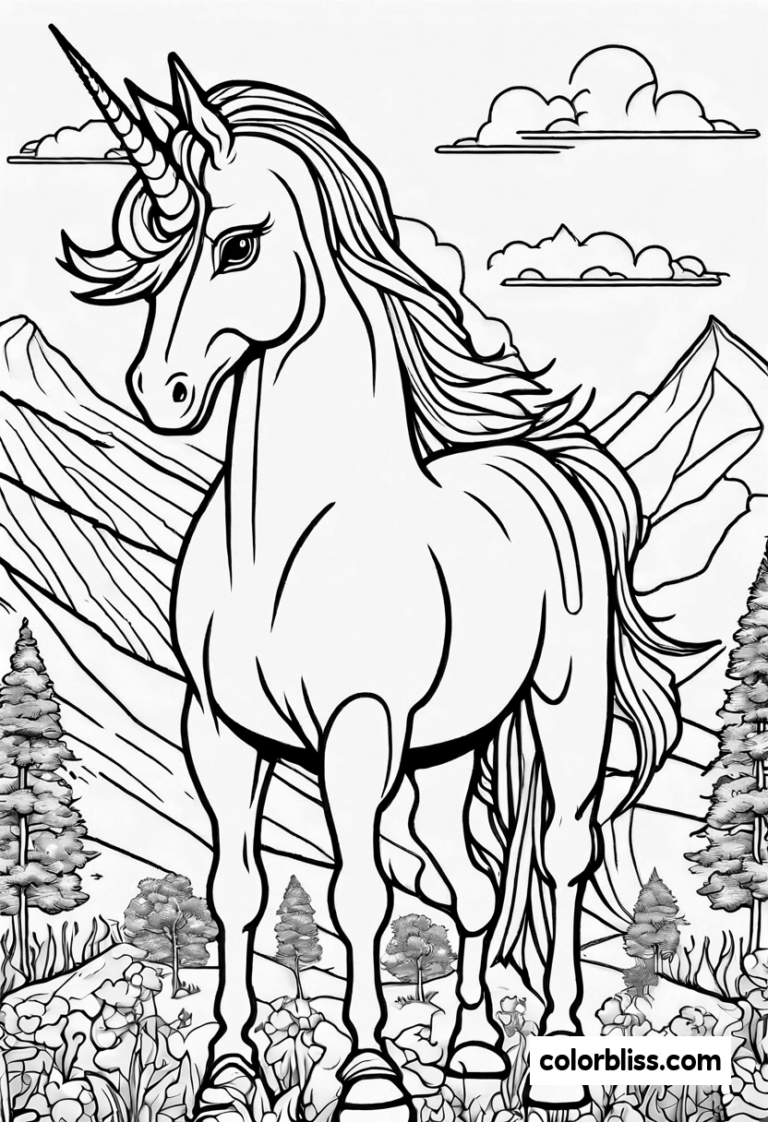 Free Printable Coloring Pages Of Unicorns: A Magical Journey For All Ages