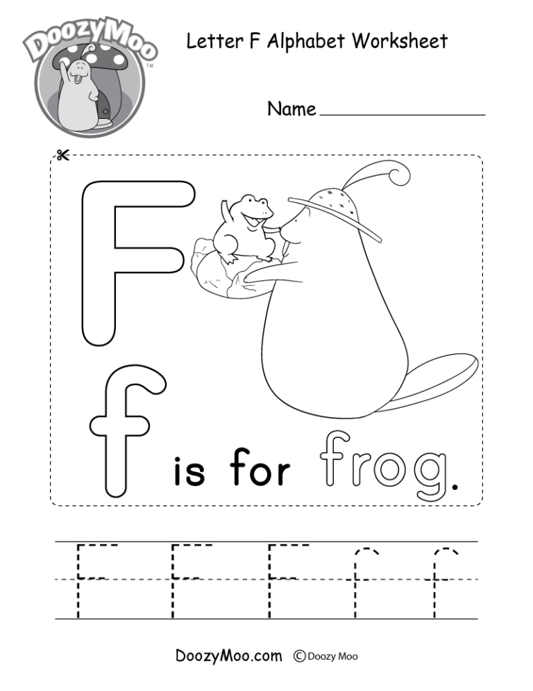 Free Printable Letter F Activities and Worksheets