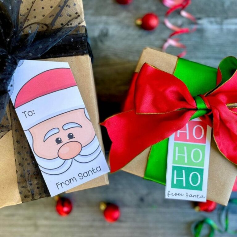 Free Printable Santa Tags: A Festive and Personal Touch to Your Holiday Gifts