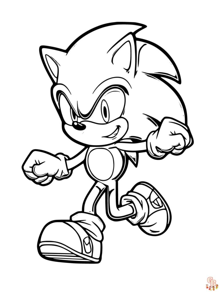 Free Printable Sonic Hedgehog Coloring Pages: Unleash Creativity and Imagination