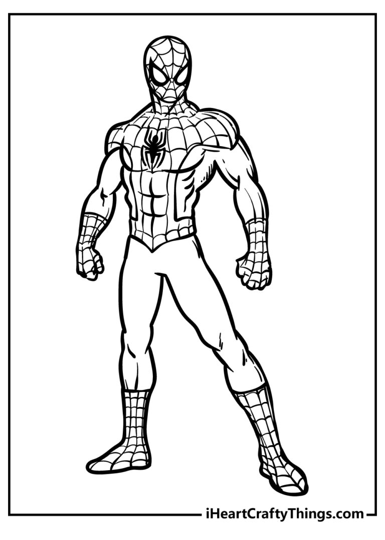 Free Spiderman Coloring Pages Printable for Kids of All Ages