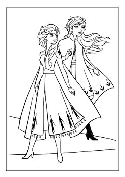 Frozen Coloring Sheets Printable: Enchanting Activities for Imaginative Minds