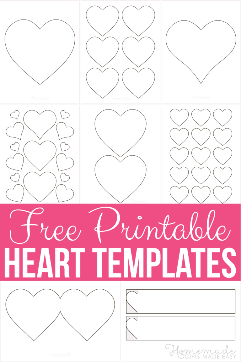 Heart Shape Template Printable: A Guide to Create and Use