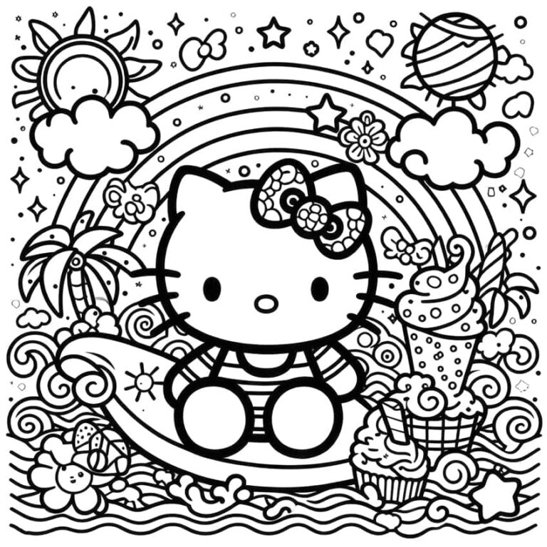 Hello Kitty Free Printable Coloring Pages: A World of Creativity and Education