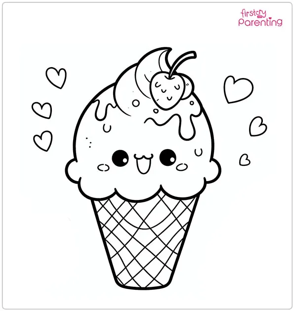 Ice Cream Coloring Pages Printable: A Sweet Treat for Creativity and Fun