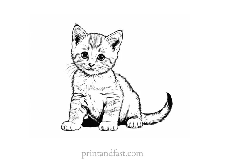 Kitten Coloring Pictures Printable: Unleash Creativity and Imagination