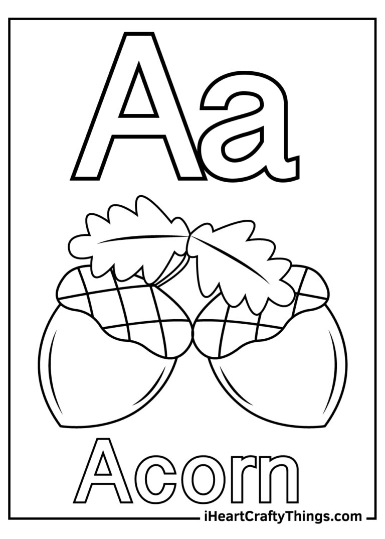 Letter A Coloring Pages Printable: A Fun and Educational Activity for Kids