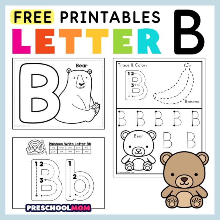 Letter B Printables: A Comprehensive Guide for Early Literacy