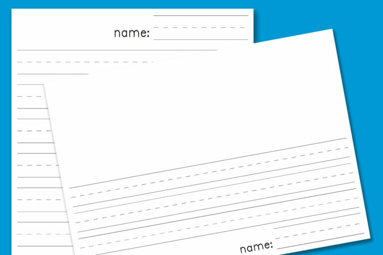 Lined Paper Printable PDF: A Versatile Tool for Writing and Learning