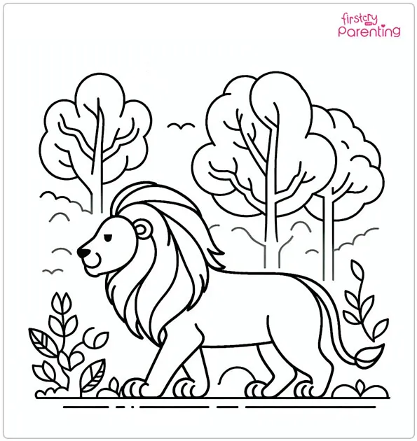 Lion Coloring Sheets Printable: A Journey into the Wild