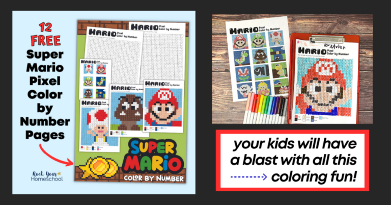 Mario Bros Free Printable Pixel Art: A Blast from the Past