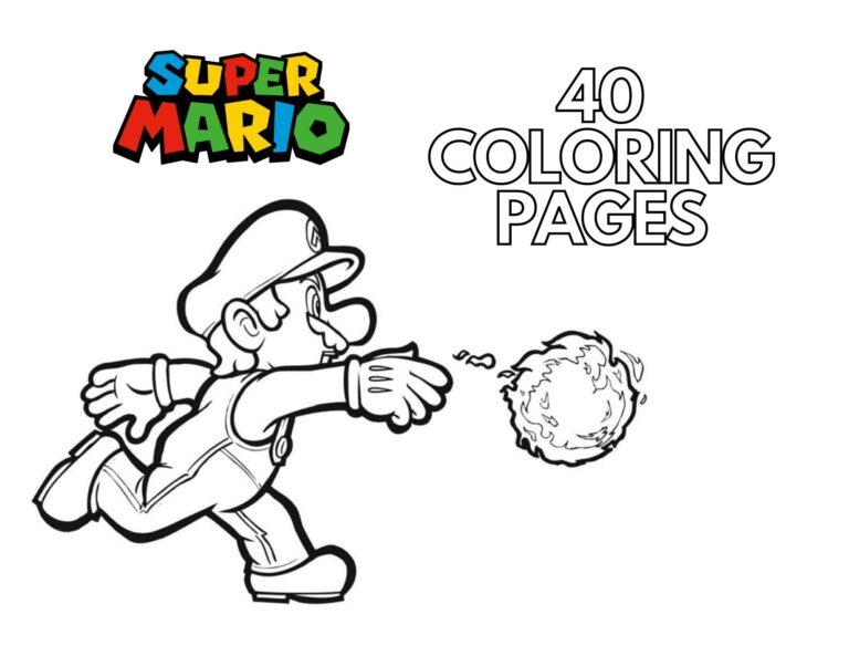 Mario Brothers Coloring Pages Printable: A Fun and Educational Activity for Kids