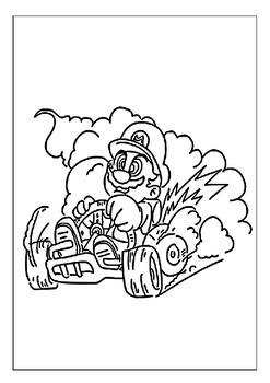 Mario Coloring Pages Printable: Engage, Educate, and Entertain Your Little Ones