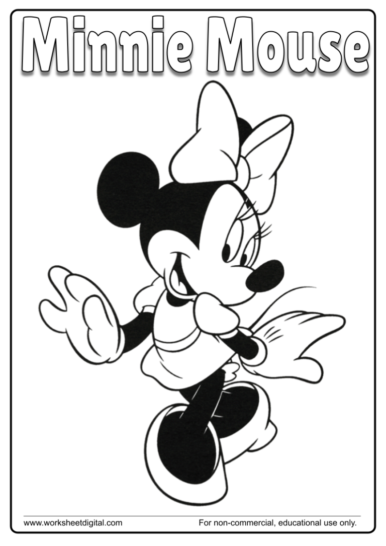 Minnie Mouse Printables: A World of Fun and Learning